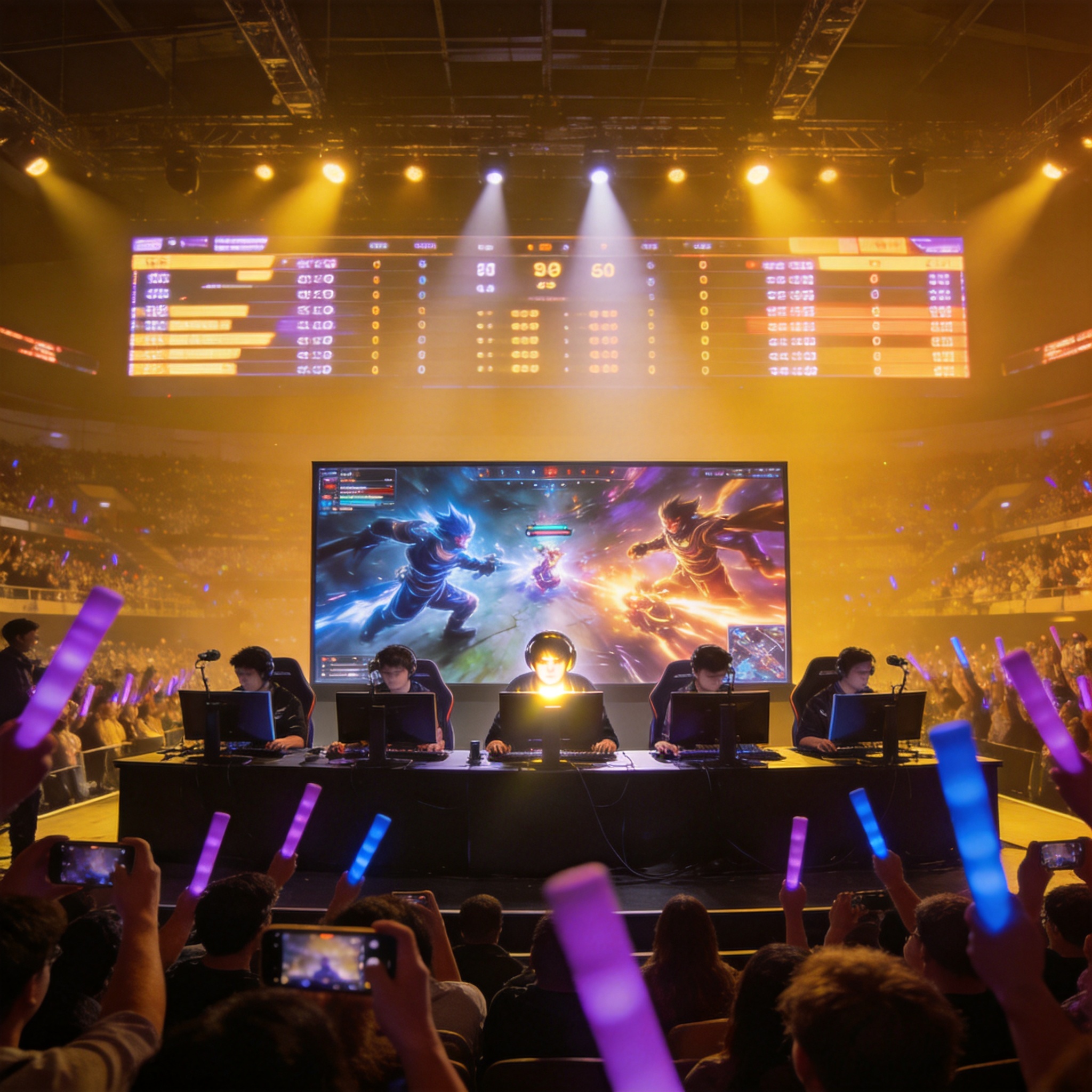 Dota2大型赛事现场观众