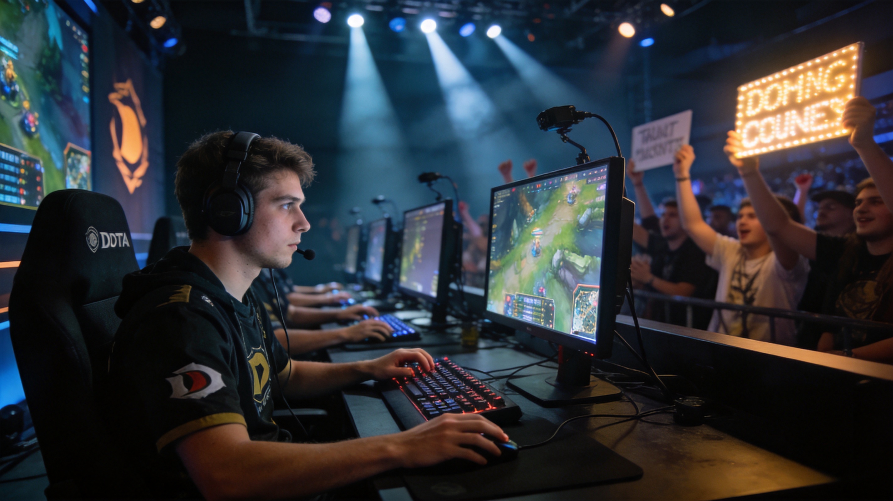 雷竞技Dota2电竞赛事现场